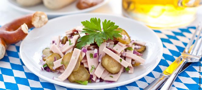 Der Klassiker: Bayerischer Wurstsalat